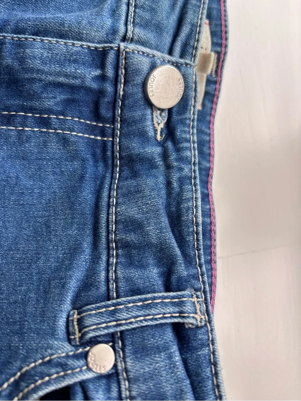 Joules Shirley Long Denim Shorts 10